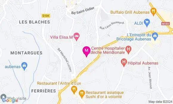 Localisation Dr Adeline Fabre