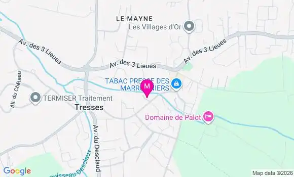 Localisation Dr Claire Gaudron