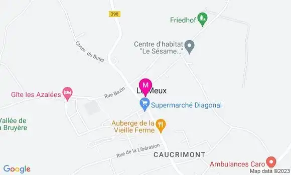 Localisation Dr Olivia Prouvost