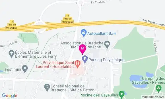 Localisation Dr Marina Ogier
