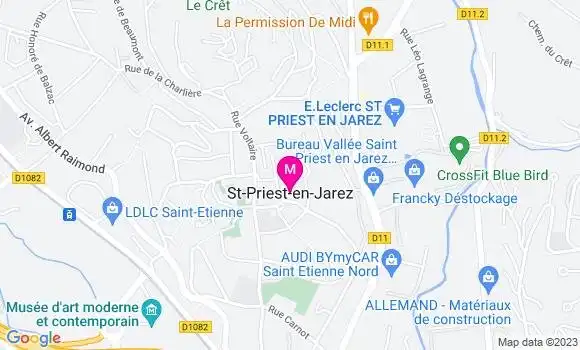 Localisation Dr Maxime Carpentier