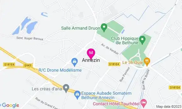 Localisation Dr Maxence Duplat