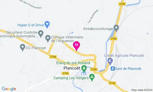 Localisation Dr Bérengère De la Fouchardiere