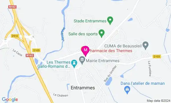 Localisation Dr Matthieu Peurois