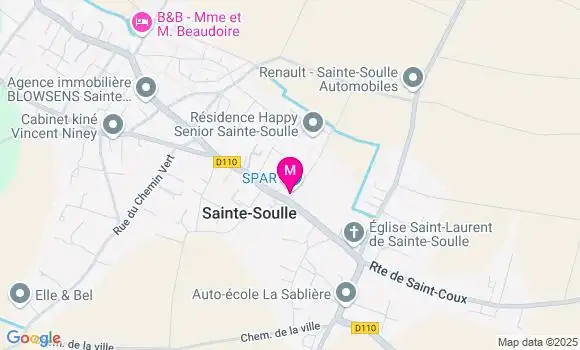 Localisation Dr Coralie Keller