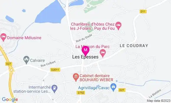 Localisation Dr Marguerite De Courcy