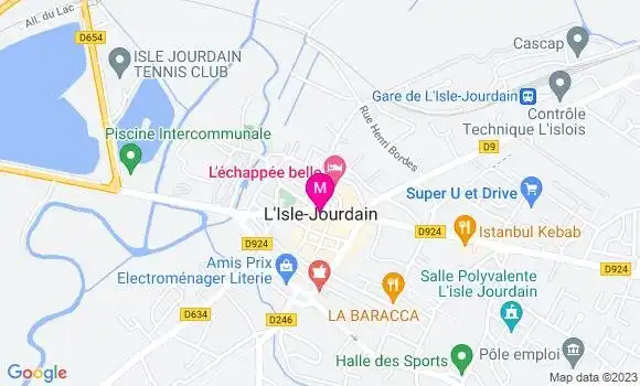 Localisation Dr Angela Delorme