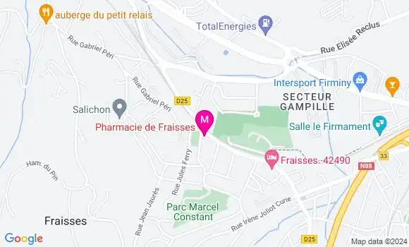 Localisation Dr Patrick Carrere