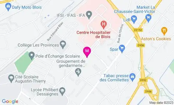 Localisation Dr Marine Roger
