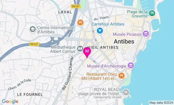 Localisation Dr Pauline Sivet