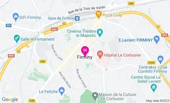 Localisation Dr Violette Carlioz