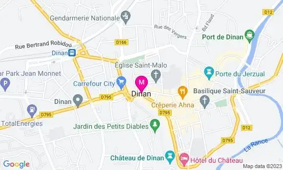 Localisation Dr Jeanne Le Guevel
