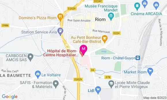 Localisation Dr Marie Victoria Kassouf