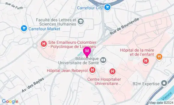 Localisation Dr Thomas Lauvray