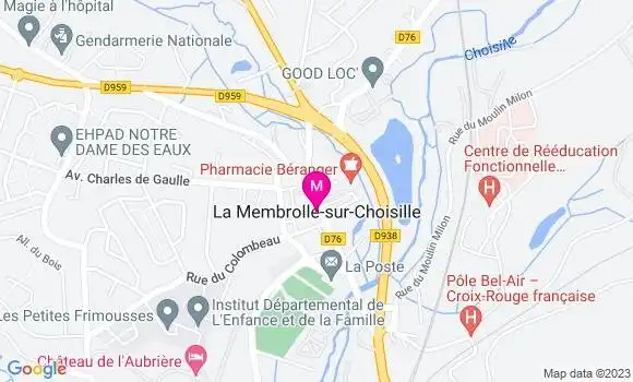 Localisation Dr Celine Van Reeth