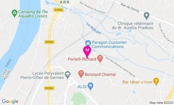 Localisation Dr Christian Rebaud