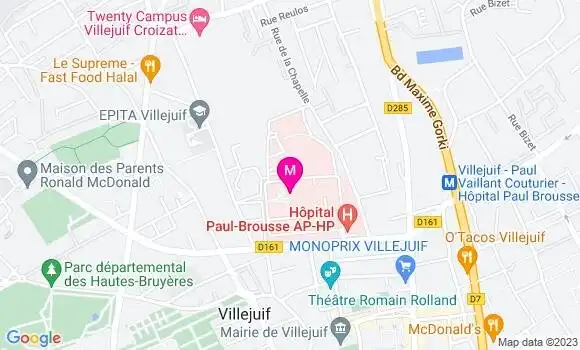 Localisation Dr Adrien Sorrel Dejerine