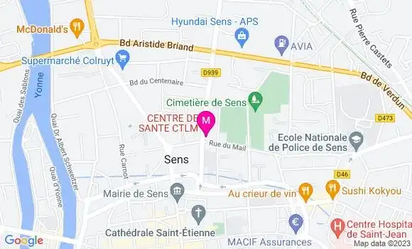Localisation Dr Christian Lalloue