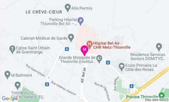 Localisation Dr Philippe Alarcon