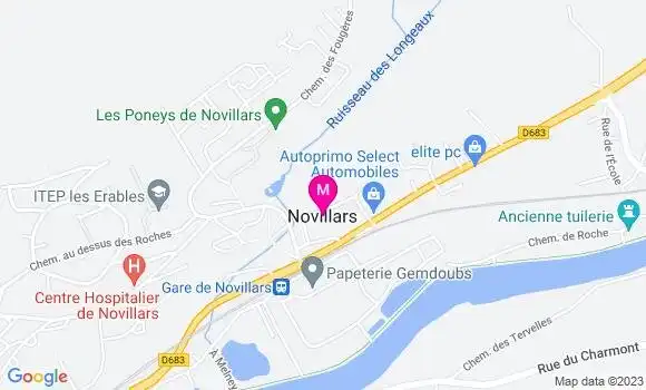 Localisation Dr Chloe Chapuis