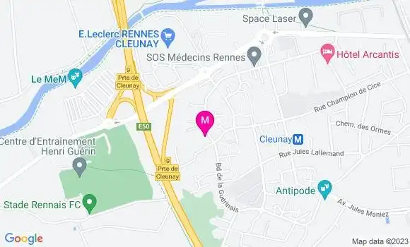 Localisation Dr Patrick L