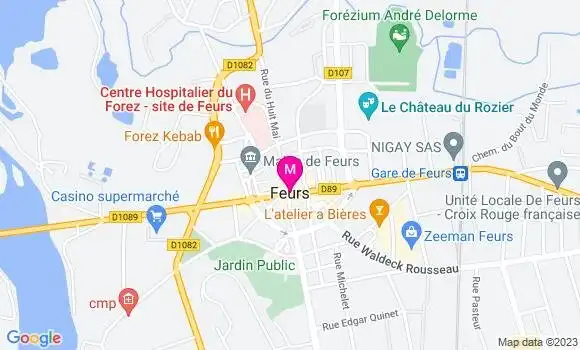 Localisation Dr Marie Heyraud Lains
