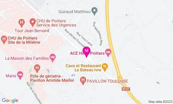 Localisation Dr Claudia Chauvet