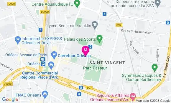 Localisation Dr Frederique Durand Manjard