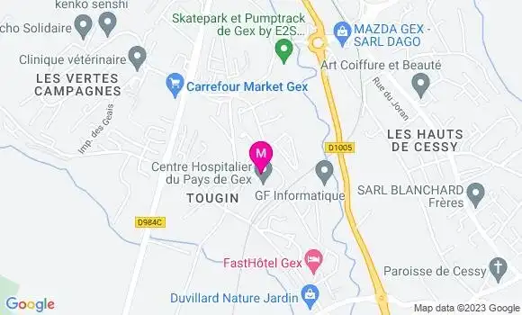 Localisation Dr Marie Sansot