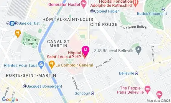 Localisation Dr Florence Crouzet