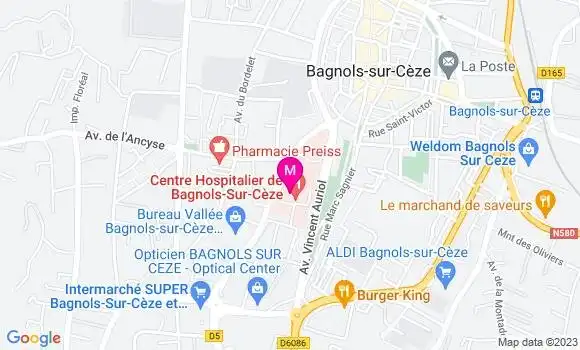 Localisation Dr Carmen Cancel