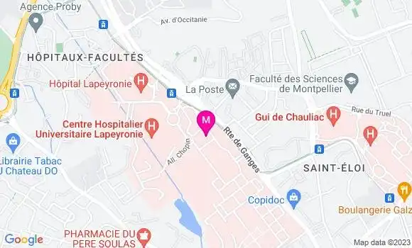 Localisation Dr Benjamin Grivet
