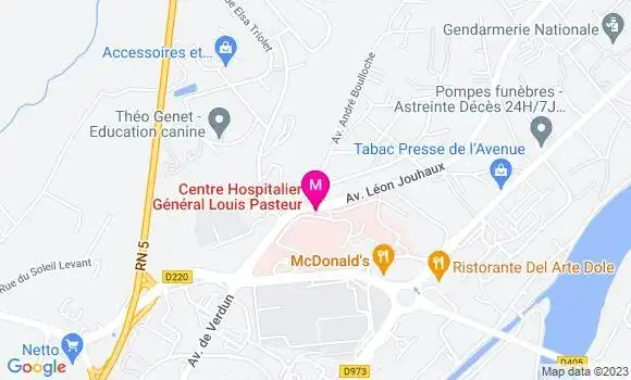 Localisation Dr Alysse Rivet