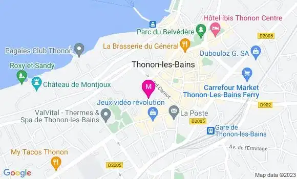 Localisation Dr Brigitte Pilet