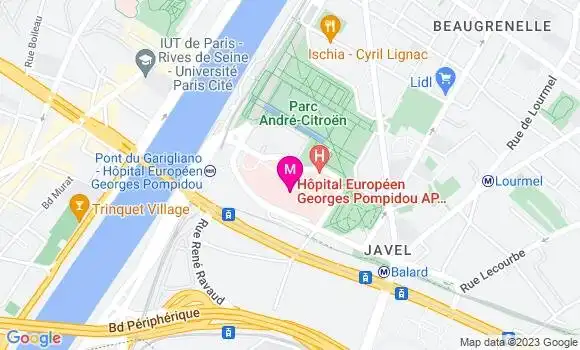 Localisation Dr Frederic Panthier