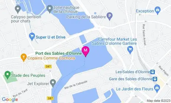 Localisation Dr Séverine Martin