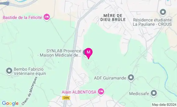 Localisation Dr Benjamin Nataf