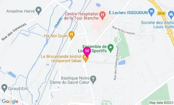 Localisation Dr Thibault Cornette