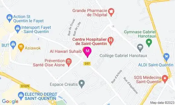 Localisation Dr Hanene Oueslati