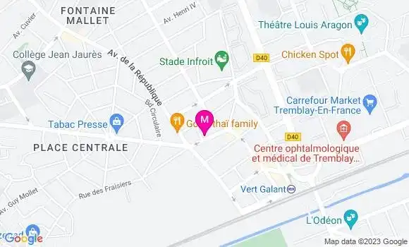 Localisation Dr Solenne Schneider