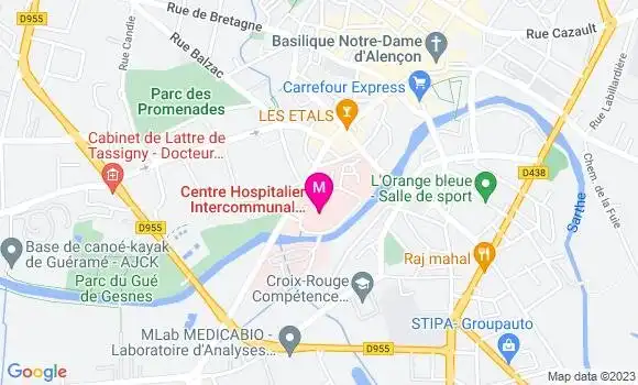 Localisation Dr Felix Collard