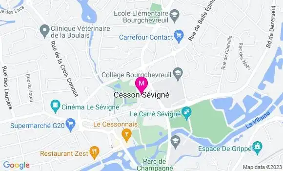 Localisation Dr Pauline Paris