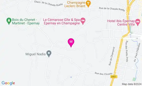 Localisation Dr François Manfait