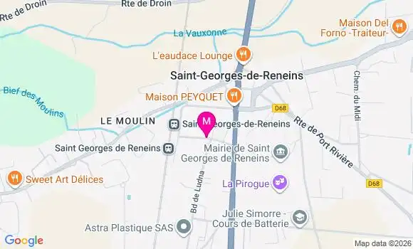 Localisation Dr Laurence Saintier Gilbert