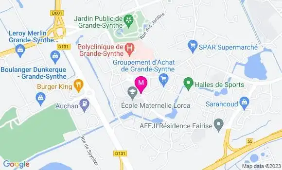 Localisation Dr Antoine Bourgeois
