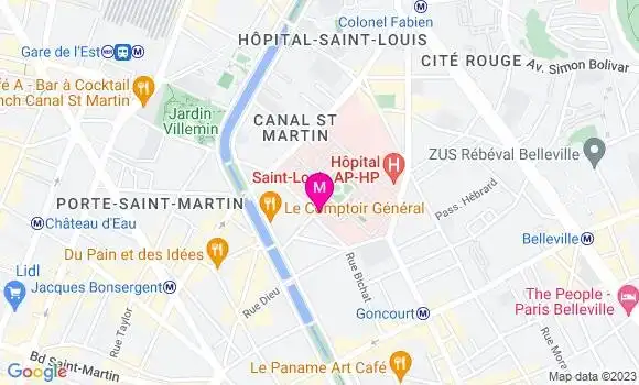 Localisation Dr Amelie Le Bris