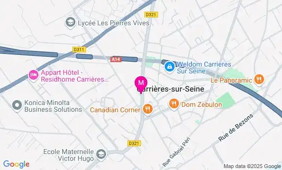 Localisation Dr Caroline Henri