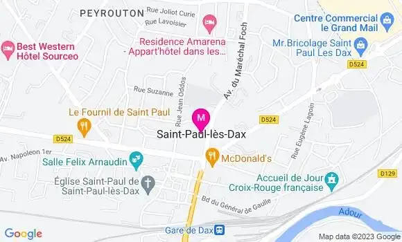 Localisation Dr Jean Marie Pattier