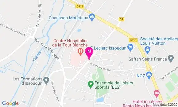 Localisation Dr Patricia Audebert