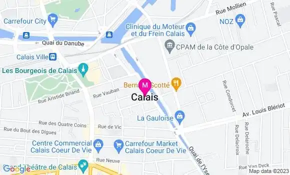 Localisation Dr Marine Quelenis